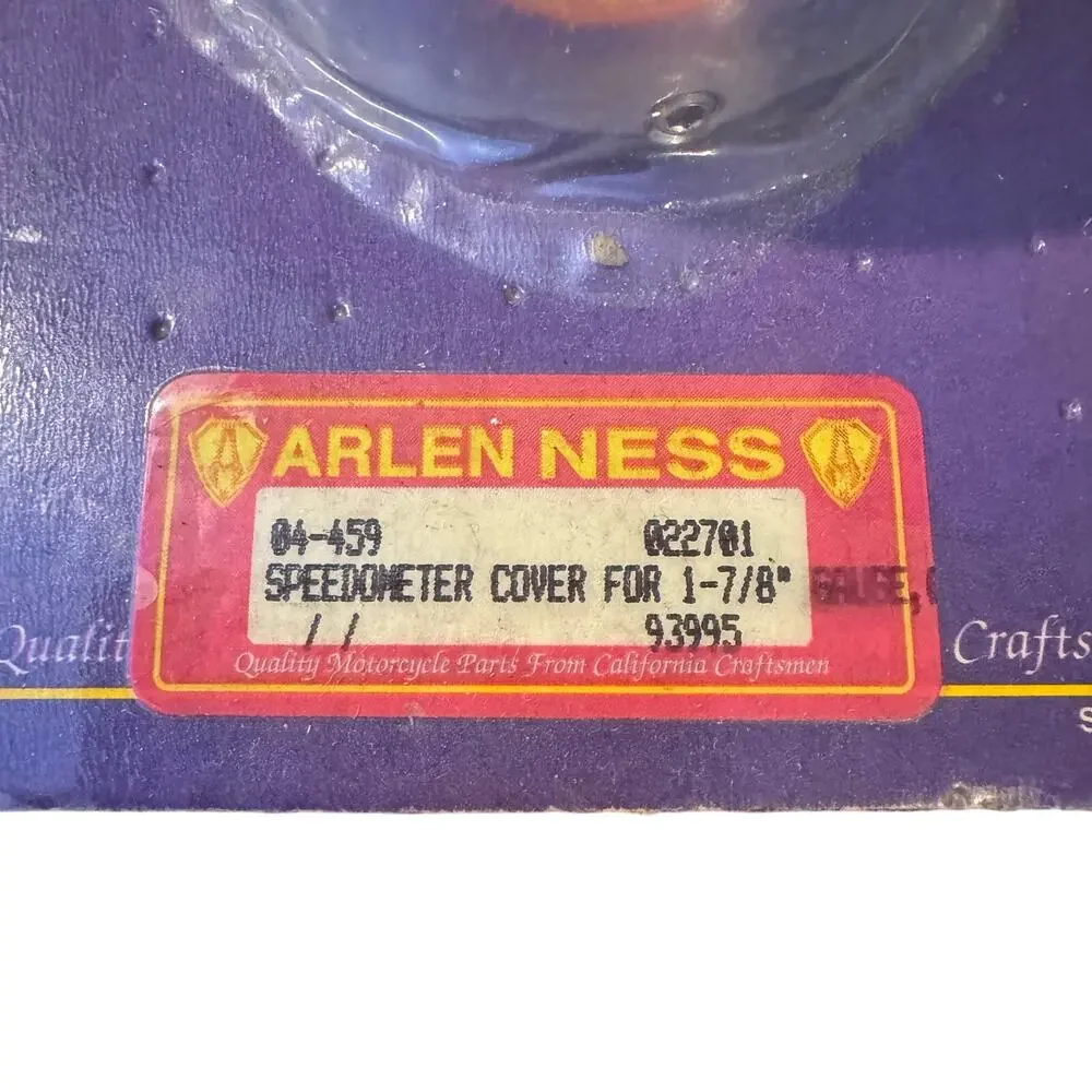 NOS Arlen Ness Speedometer Cover 1-7/8